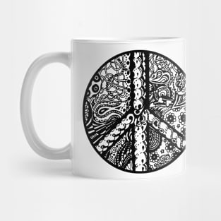 Circle of Peace Aussie Tangle - See Description Note for Colour Options Mug